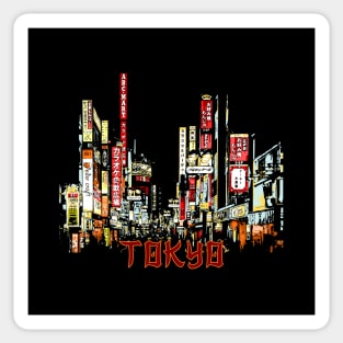 Tokyo at Night Sticker